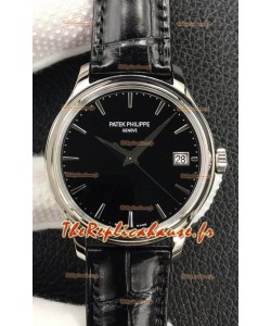 Patek Philippe Calatrava 5227G-001 Cadran noir 1:1 Miroir Réplique Suisse Boîtier acier
