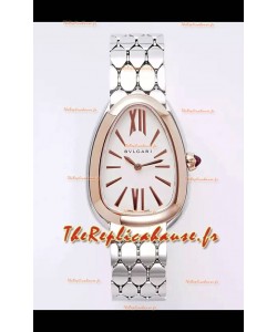 Bvlgari Serpenti Seduttori Edition en or rose bicolore Montre Super Clone