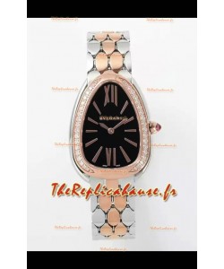Bvlgari Serpenti Seduttori Edition en or rose bicolore Montre Super Clone