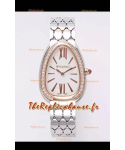 Bvlgari Serpenti Seduttori Edition Montre super clone avec boîtier en acier