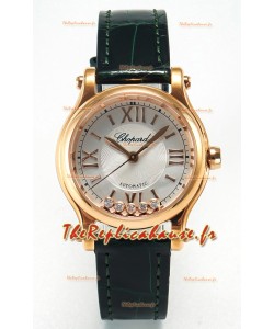 Chopard Happy Sport Montre Réplique Automatique Suisse - Boîtier Or Rose - 30MM 