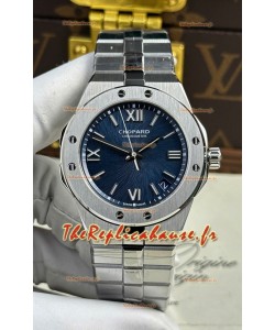 Chopard Alpine Eagle en acier inoxydable cadran bleu Réplique de montre Super Clone 