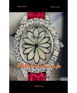 Chopard L'Heure du Diamant Mossanites Montre Super Clone boîtier acier 34MM