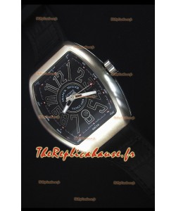 Franck Muller Vanguard Montre Réplique Suisse avec boîtier en Acier Inoxydable