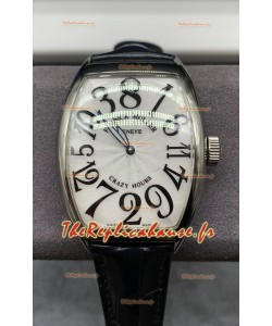 Franck Muller Crazy Hours Réplique Montre Super Clone Automatique Suisse cadran blanc