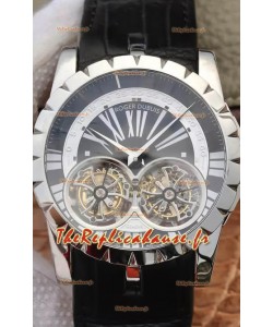 Réplique de la montre Roger Dubuis Excalibur RDDBEX0291 1:1 Réplique miroir dans un boîtier en acier