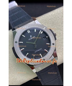 Hublot Classic Fusion 1:1 Miroir Réplique Suisse Boîtier Acier 904L Cadran Gris 42MM
