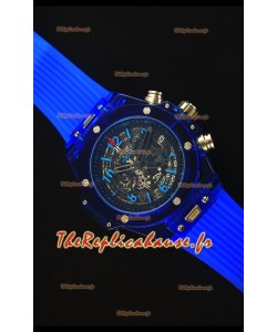Hublot Big Bang Unico Montre Réplique à quartz 45MM Saphir Bleu