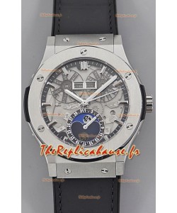 Hublot Aerofusion Moonphase Skeleton Réplique montre suisse 