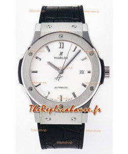 Hublot Super Clone Classic Fusion Titanium 42MM Réplique Montre 1:1 Cadran blanc