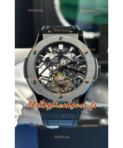 Hublot Classic Fusion Swiss Tourbillon Réplique 1:1 - Boîtier Céramique 45MM