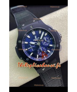 Hublot Super Clone Big Bang Edition Montre en céramique Cadran bleu Réplique 1:1