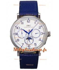 IWC Portofino Perpetual Calendar IW3446 Cadran blanc Réplique Montre Suisse