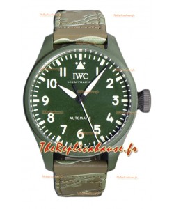 IWC Big Pilot's Top Gun Woodland Edition 43MM Boîtier céramique Réplique Montre Suisse 