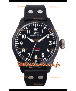 IWC Big Pilot's IW326906 Top Gun Edition 43MM Bracelet cuir Céramique Réplique Suisse