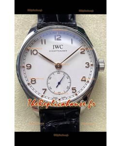IWC Portugieser Super Clone automatique 41 IW358303 Cadran blanc dans boîte acier