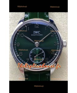 IWC Portugieser Super Clone Automatique 41 IW358310 Cadran vert dans boîte acier