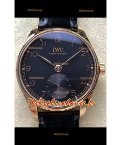 IWC Portugieser Super Clone Automatique 41 IW358401 Cadran Marron Boîtier Or Rose