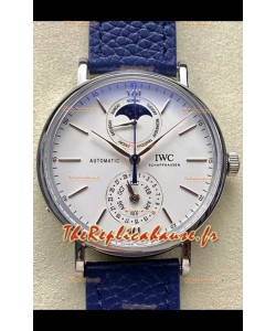IWC IW359001 Portofino Calendrier complet Acier inoxydable 904L Réplique montre suisse 