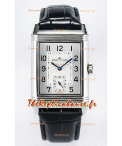 Jaeger-LeCoultre Reverso Super Clone DuoFace Acier noir/blanc Réplique Montre