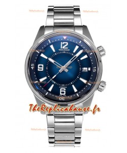 Jaeger LeCoultre Polaris Date Cadran bleu Bracelet acier Montre réplique 1:1 42MM