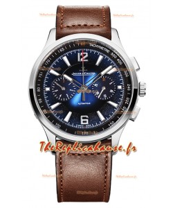 Jaeger LeCoultre Polaris Q9028181 Chronographe Cadran Bleu Réplique Montre Suisse 