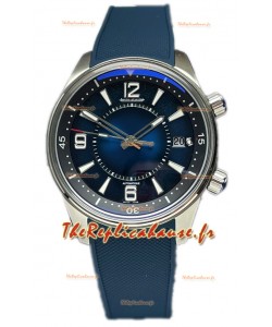 Jaeger LeCoultre Polaris Date Cadran bleu Bracelet caoutchouc Montre réplique 1:1 42MM