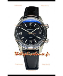Jaeger LeCoultre Polaris Automatic Cadran noir Boîtier acier 41MM Réplique Montre Suisse