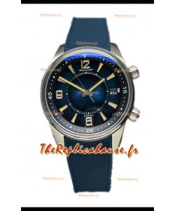 Jaeger LeCoultre Polaris Date Cadran bleu Bracelet caoutchouc Montre réplique 1:1 42MM