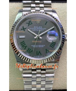 Montre Rolex Datejust "Wimbledon" Mouvement Cal.3235 Montre Suisse - Ultimate 904L Acier 36MM