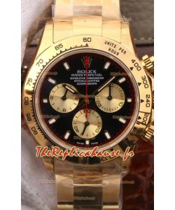 Montre Rolex Cosmograph Daytona 116508 Or Jaune Mouvement Original Cal.4130 - Amélioré Ultimate Acier 904L