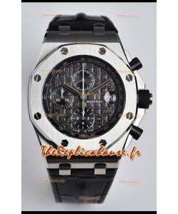 Audemars Piguet Royal Oak Offshore Cadran Gris Chronographe Miroir 1:1 Réplique Montres - 904L Acier 