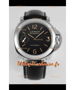 Panerai Luminor 8 Giorni PAM00915 Cadran noir en qualité miroir 1:1 - Acier 904L 