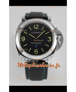 Panerai Luminor Base Logo PAM00774 Cadran noir en qualité miroir 1:1 - Acier 904L dans un bracelet en toile 