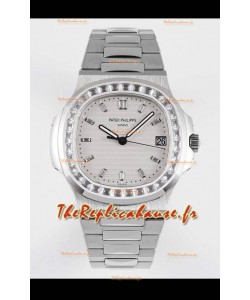 Patek Philippe Nautilus 5711/1A Cadran Blanc 1:1 Miroir Réplique Suisse en Acier 904L 