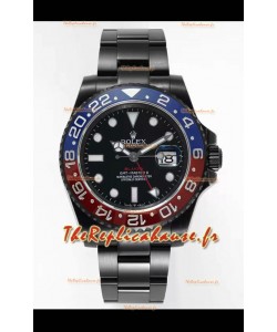 Rolex GMT Masters II REF.126710BLRO PEPSI BLAKEN Réplique Suisse - Acier 904L avec revêtement DLC