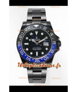 Rolex GMT Masters II REF.126710BLRO Batman BLAKEN Réplique Suisse - Acier 904L avec revêtement DLC