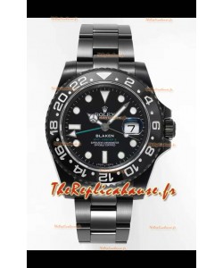 Rolex GMT Masters II REF.126710BLRO BLAKEN Réplique Suisse - Acier 904L avec revêtement DLC