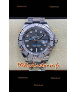 Rolex Yachtmaster 40mm Cadran Acier - Réplique Suisse 1:1 en Acier 904L 