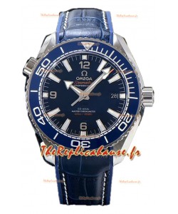 Omega Seamaster Planet Ocean 600M 43.50 MM Cadran Bleu Boîtier Acier Réplique miroir 1:1