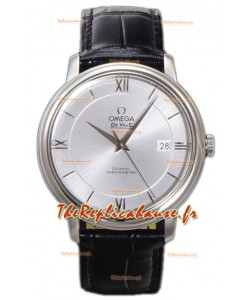 Omega De-Ville Annual Co-Axial Montre réplique 1:1 Edition miroir en acier cadran 39.5MM