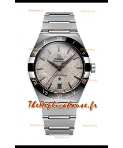 Omega Co-Axial Constellation Acier inoxydable Cadran Météorite Réplique miroir 1:1 41MM