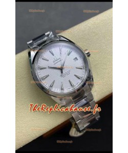 Omega Aqua Terra 150M Cadran Blanc 904L Boîtier Acier Cadran Blanc Réplique miroir 1:1 41MM 