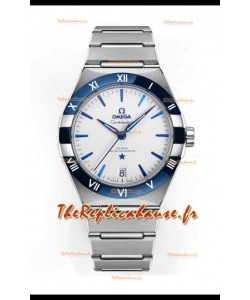 Omega Co-Axial Constellation Inox Cadran Vert Blanc Réplique miroir 1:1 41MM