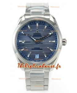 Omega Aqua Terra 150M Summer Cadran Bleu 904L Acier Réplique miroir 1:1 41MM 