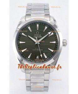 Omega Aqua Terra 150M Cadran Vert 904L Boîtier Acier Réplique miroir 1:1 41MM 