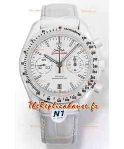 Omega Speedmaster Super Clone White Side of the Moon Montre à boîtier céramique 