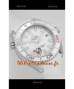 Omega Seamaster Planet Ocean Montre suisse 39MM - Réplique 1:1 Bracelet caoutchouc