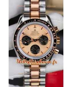 Omega Speedmaster Professional Moonwatch - Réplique de montre suisse en or Sedna bicolore