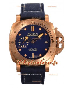 Panerai PAM1074 Sous-marin Bronze Bleu Abisso Réplique suisse miroir 1:1 42MM 